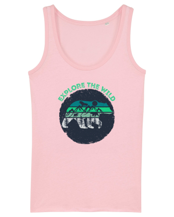 Mountain Bear Cotton Pink