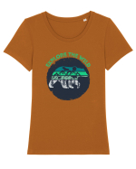 Mountain Bear Tricou mânecă scurtă guler larg fitted Damă Expresser