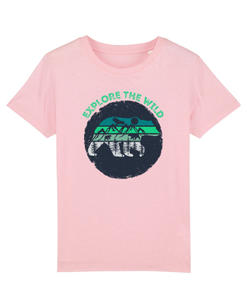 Mountain Bear Cotton Pink