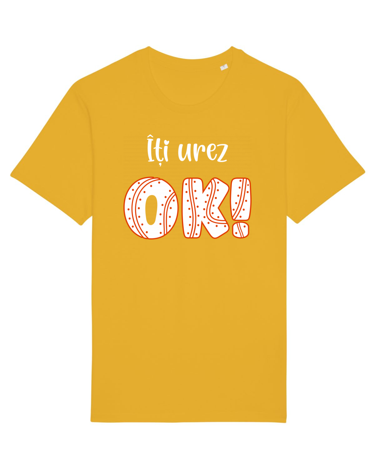 Tricou mânecă scurtă Unisex Rocker Spectra Yellow