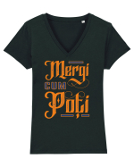 Mergi cum poți Tricou mânecă scurtă guler V Damă Evoker