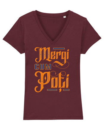Mergi cum poți Burgundy