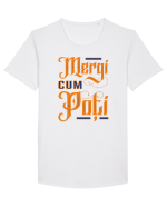 Mergi cum poți Tricou mânecă scurtă guler larg Bărbat Skater
