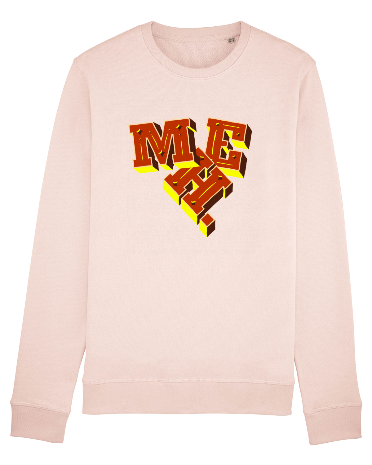 Bluză mânecă lungă Unisex Rise Candy Pink
