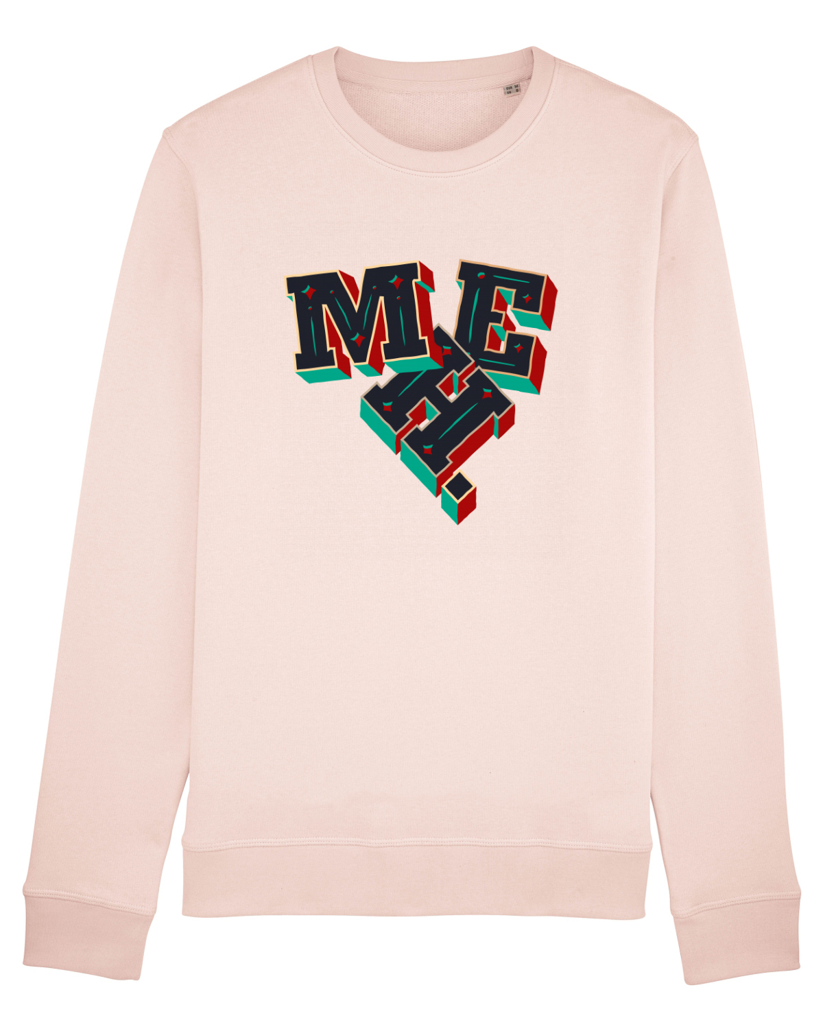 Bluză mânecă lungă Unisex Rise Candy Pink