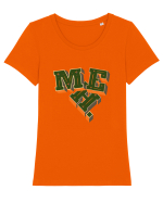 MEH. Tricou mânecă scurtă guler larg fitted Damă Expresser