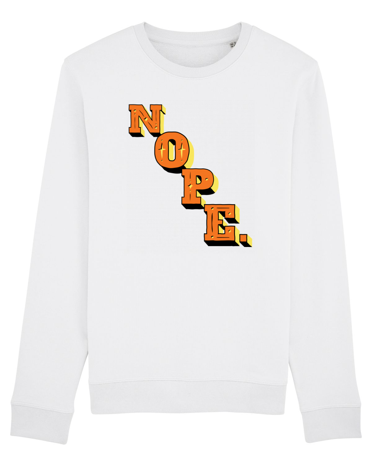 Bluză mânecă lungă Unisex Rise White
