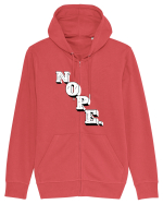 NOPE. Hanorac cu fermoar Unisex Connector