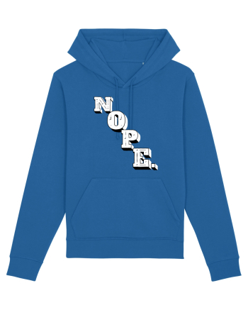 NOPE. Royal Blue
