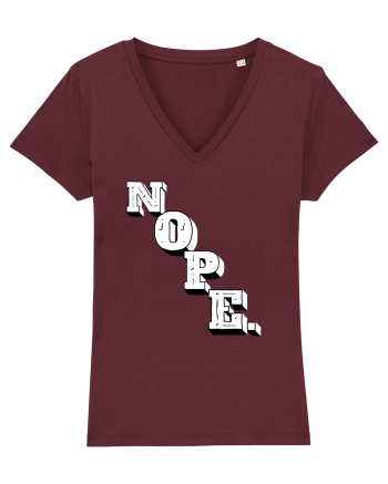 NOPE. Burgundy