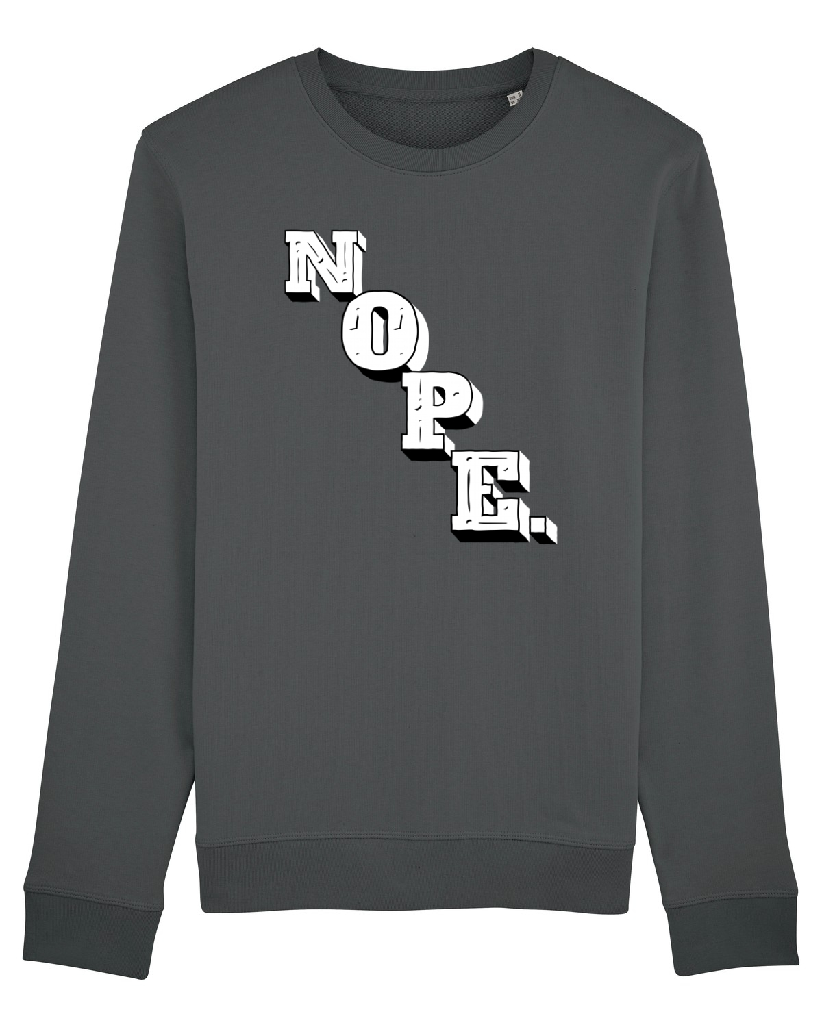 Bluză mânecă lungă Unisex Rise Anthracite