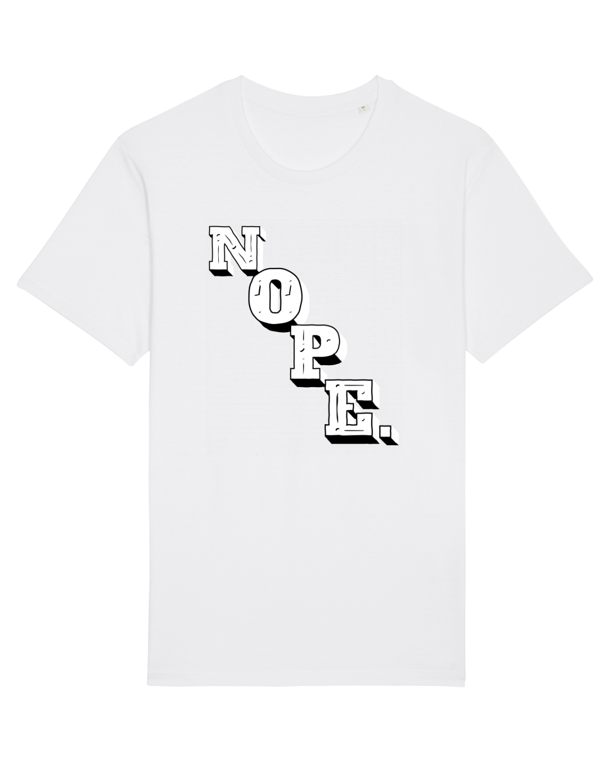 Tricou mânecă scurtă Unisex Rocker White