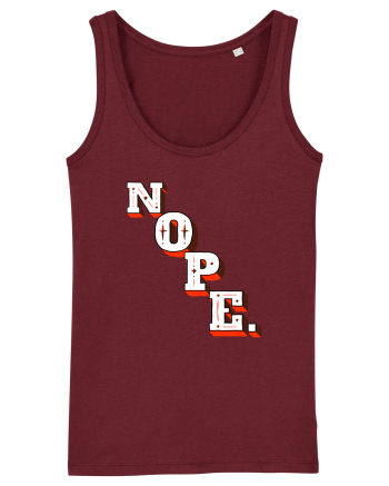 NOPE. Burgundy