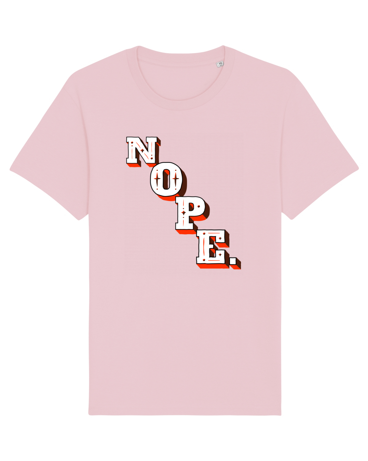 Tricou mânecă scurtă Unisex Rocker Cotton Pink