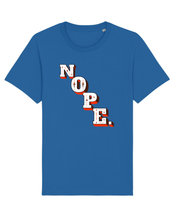 NOPE. Royal Blue