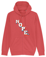 NOPE. Hanorac cu fermoar Unisex Connector