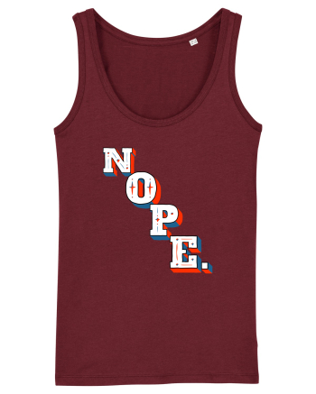 NOPE. Burgundy