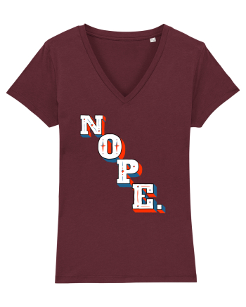 NOPE. Burgundy
