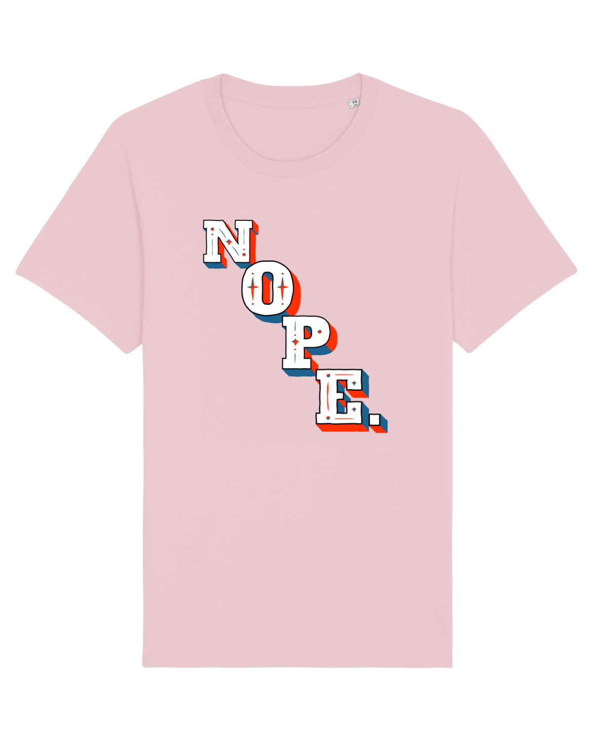 Tricou mânecă scurtă Unisex Rocker Cotton Pink