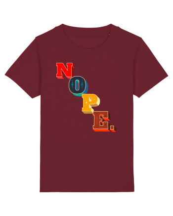 NOPE. Burgundy