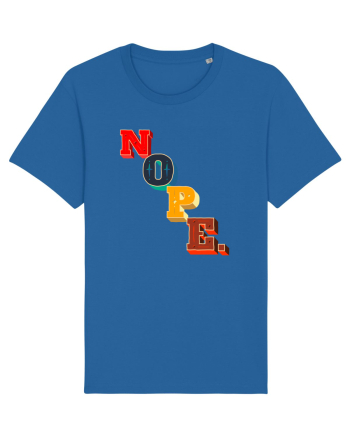 NOPE. Royal Blue