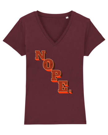 NOPE. Burgundy