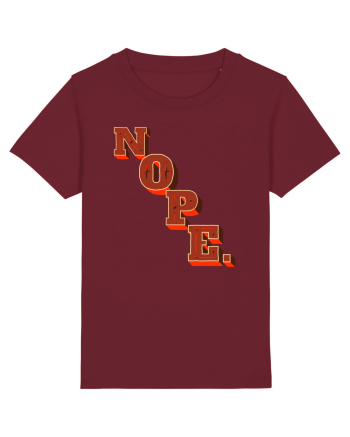NOPE. Burgundy