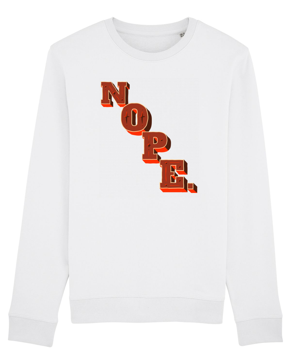 Bluză mânecă lungă Unisex Rise White