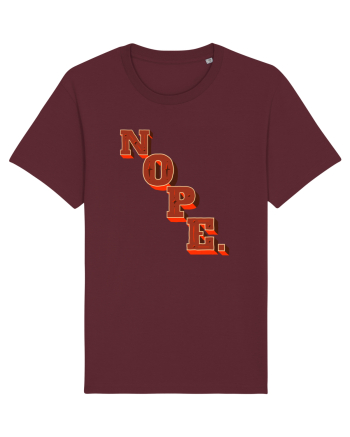 NOPE. Burgundy