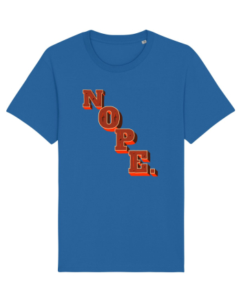 NOPE. Royal Blue