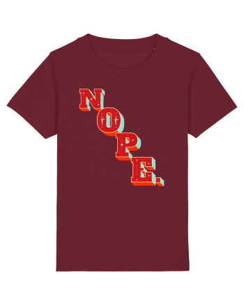 NOPE. Burgundy