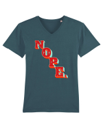 NOPE. Tricou mânecă scurtă guler V Bărbat Presenter