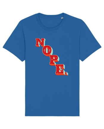 NOPE. Royal Blue