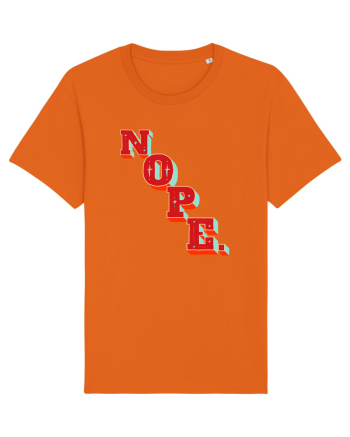 NOPE. Bright Orange