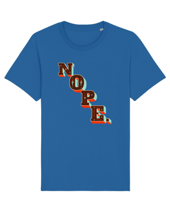 NOPE. Royal Blue