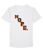 NOPE. Tricou mânecă scurtă guler larg Bărbat Skater
