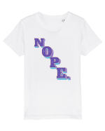 NOPE. Tricou mânecă scurtă  Copii Mini Creator
