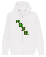 NOPE. Hanorac cu fermoar Unisex Connector