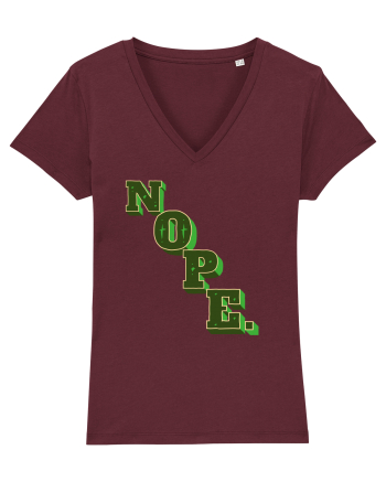 NOPE. Burgundy
