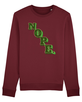 NOPE. Burgundy
