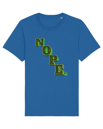 NOPE. Royal Blue