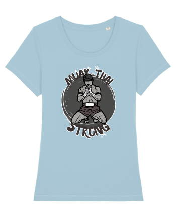 Muay Thai Fighter Sky Blue