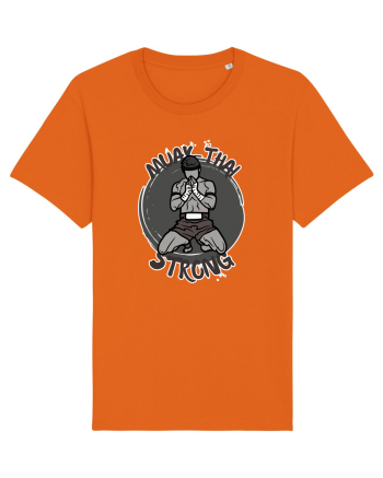 Muay Thai Fighter Bright Orange