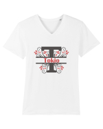 Tokio ! Tricou mânecă scurtă guler V Bărbat Presenter