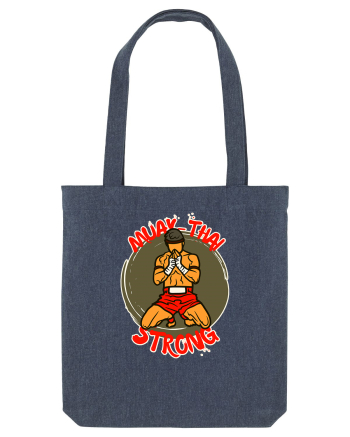 Muay Thai Fighter Midnight Blue