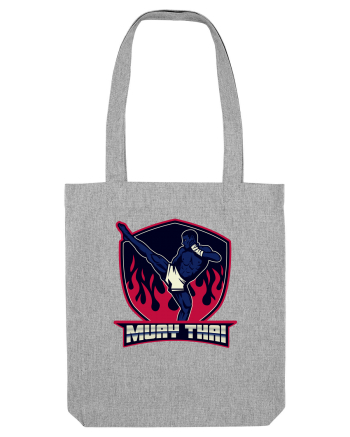 Muay Thai Fighter Heather Grey