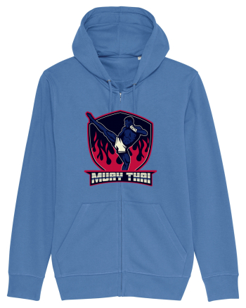 Muay Thai Fighter Bright Blue