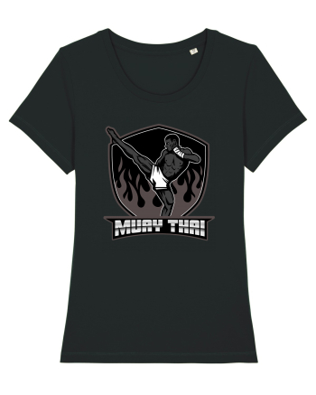 Muay Thai Fighter Black