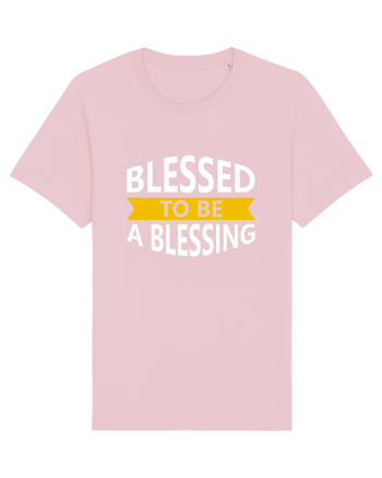 Blessed To Be Blessing Cotton Pink