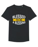Blessed To Be Blessing Tricou mânecă scurtă guler larg Bărbat Skater